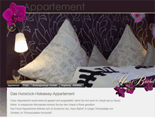Tablet Screenshot of haus-baerbel.com